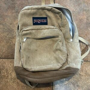 Jansport corduroy backpack